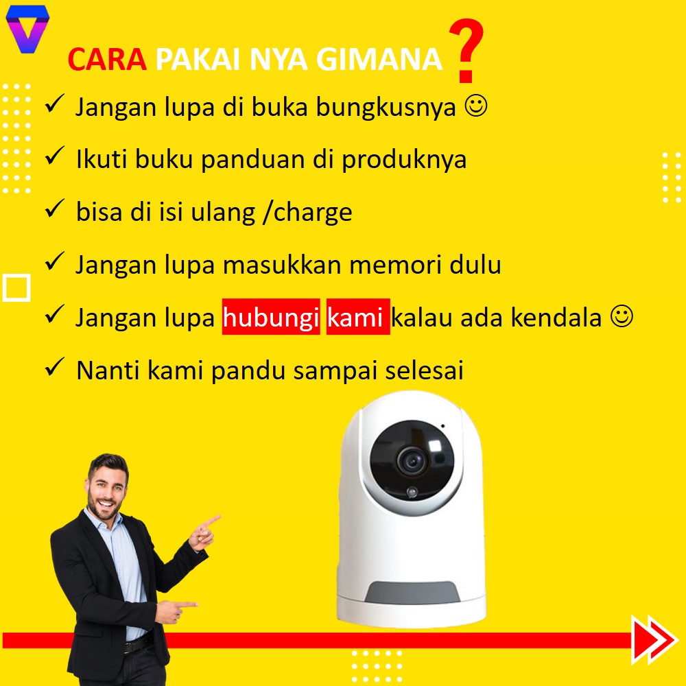 IP CAMERA CCTV WIFI WATERPROOF OUTDOOR INDOOR PORTABLE BATERAI WIRELESS SAMBUNG KE HP KAMERA PENGINTAI AUTO TRACKING JS178