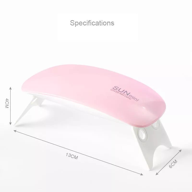 Alat Pengering Kutek Kuku Profesional Gel Nail Art LED Mini Sun Smart Portable Design | Pedicure Perawatan Kuku lucu Sun KUTEKS