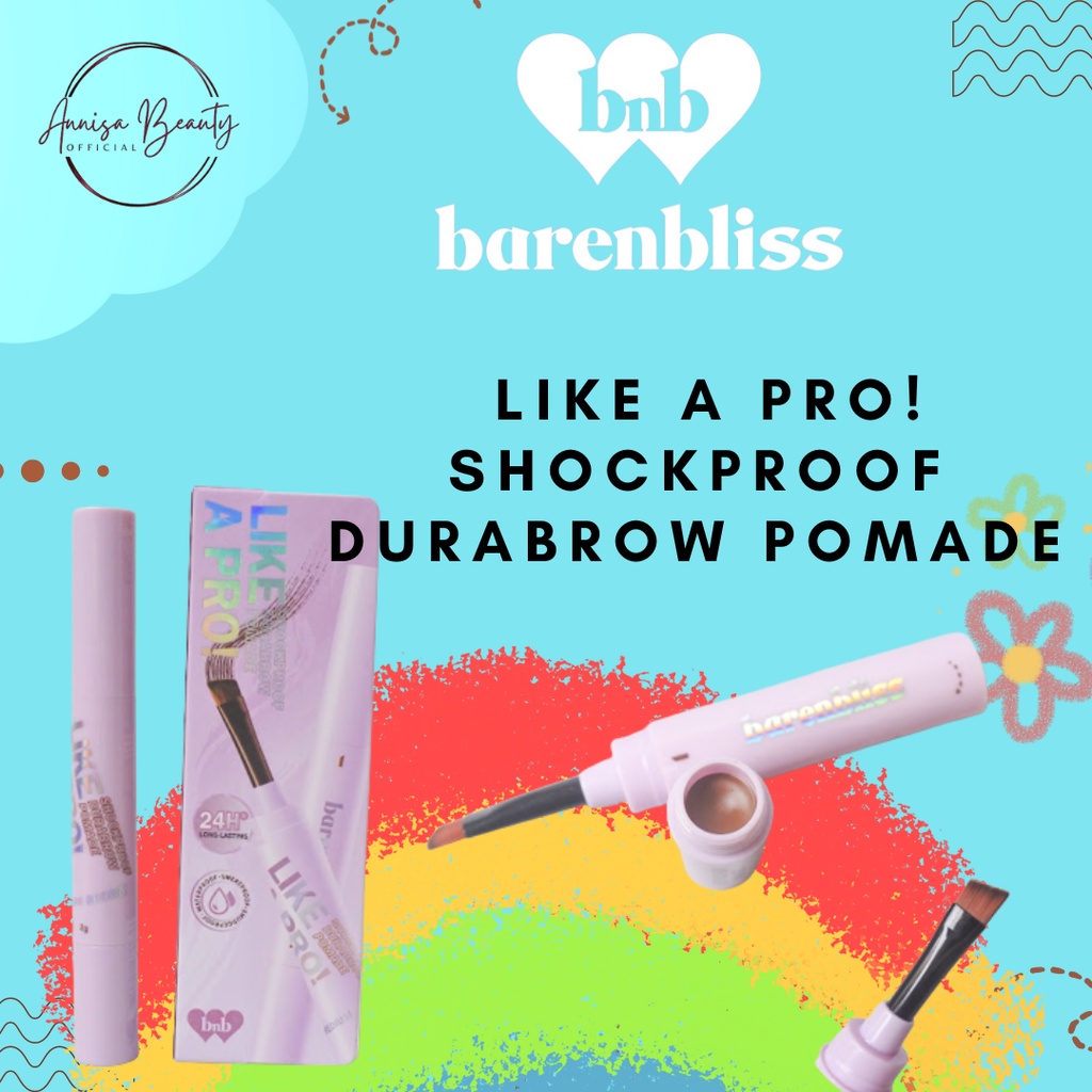 [BPOM] [100% ORI&amp;READY]BNB barenbliss Korean Like A Pro! Shockproof Durabrow Pomade 「Waterproof Smudgeproof Long Lasting」