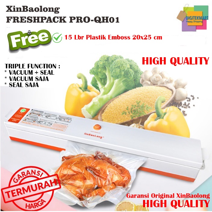 VACUM SEALER , FRESH PACK, MESIN VACUM PLASTIK SEALER PRO QH-01