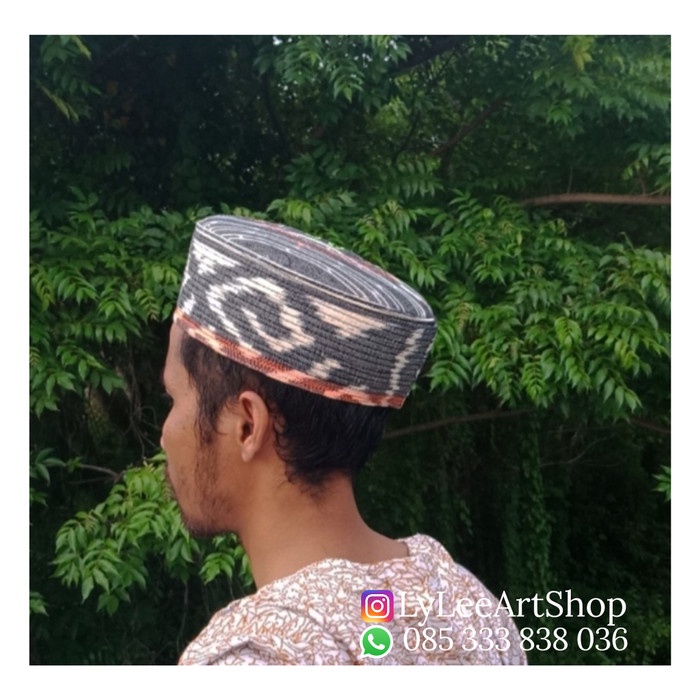 PROMO PECI TENUN KOPIAH LOMBOK SONGKOK LOMBOK MURAH TERBARU TERLARIS J1Z1