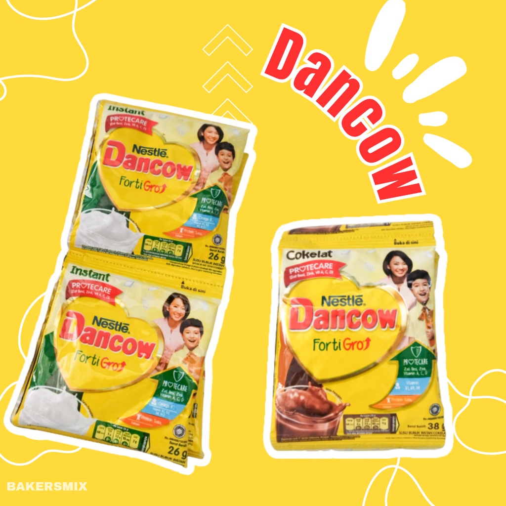 

Susu Dancow Sachet (x 10 pcs) - Nestle Dancow Fortigro / Dancow Instant Renceng BPOM RI ✅