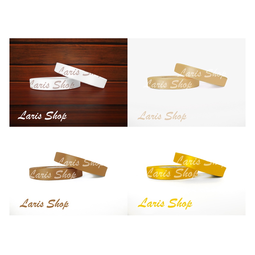 

Pita Satin Ribbon Import 3/4 inch 2 cm Untuk Box Kado Undangan Wedding Souvenir Hampers Parsel Seri I