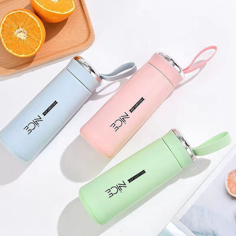 Botol Thermos Kaca 450 ml anti panas - model 8922 Warna