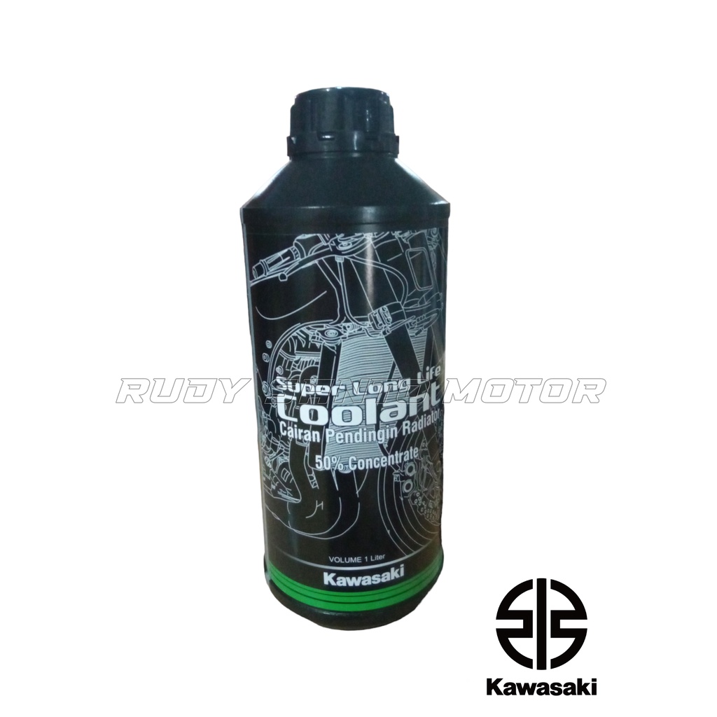 Air Radiator Coolant Original Ninja 150 R RR Ninja 250 Karbu Ninja 250 Fi Kawasaki P1002-0002 1LITER