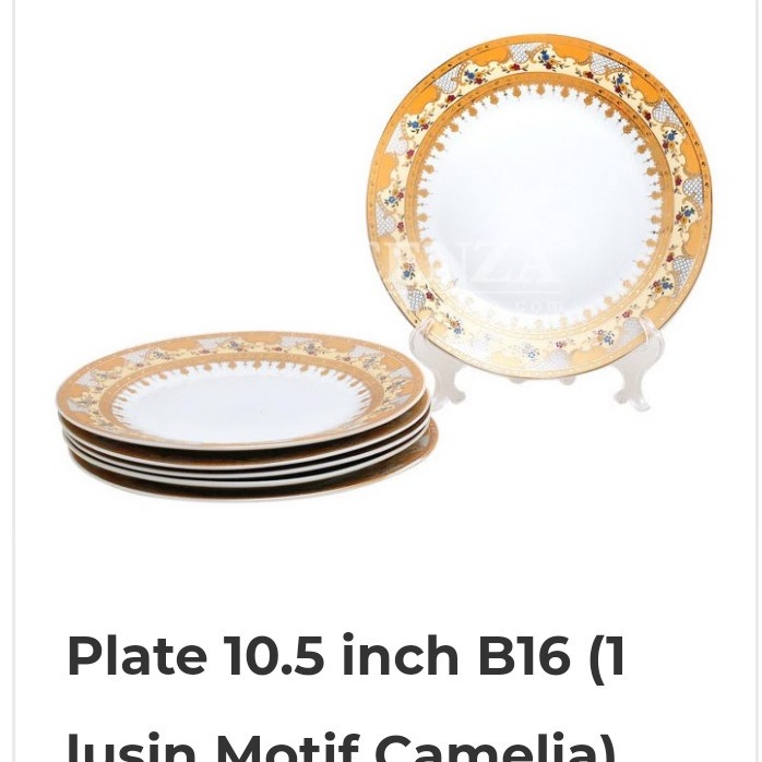 PIRING MAKAN VICENZA 1LUSIN CEPER B16 #ORIGINAL