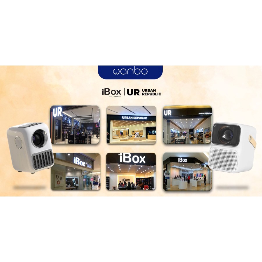 Wanbo T6 Max Projector 1080P 550 ANSI Lumens 2GB + 16GB Android 9.0
