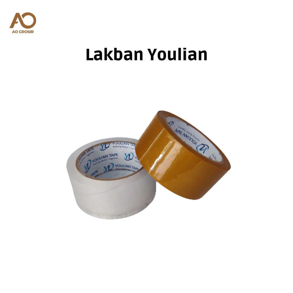 

Tape Lakban Bening dan Coklat Youlian 45mm