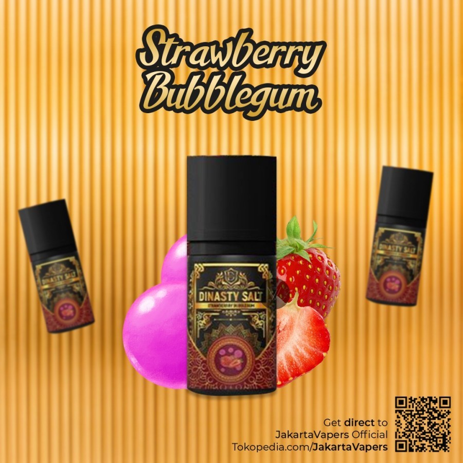 LIQUID DINASTY STRAWBERRY BUBBLEGUM 30ML 25MG BY BDP