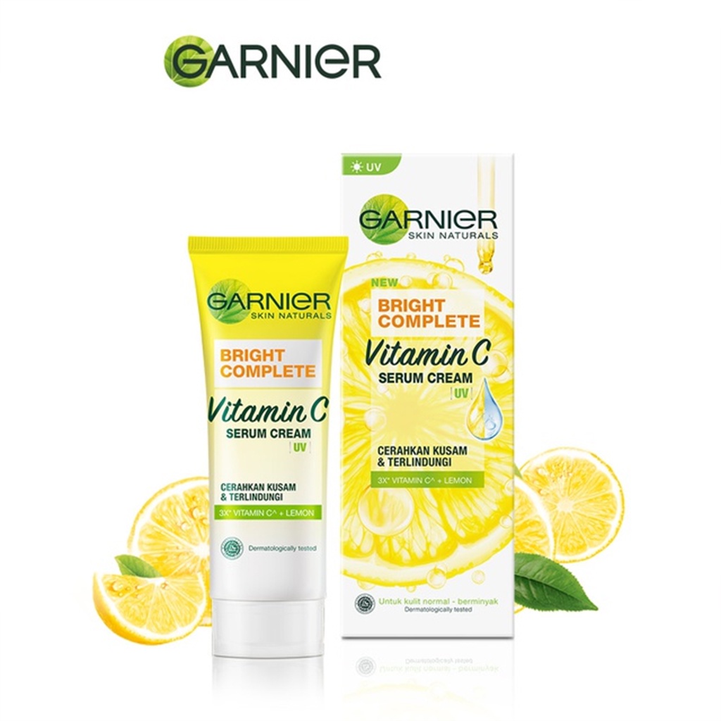 [JUMBO] GARNIER BRIGHT COMPLETE VITAMIN C SERUM CREAM UV - 40ml