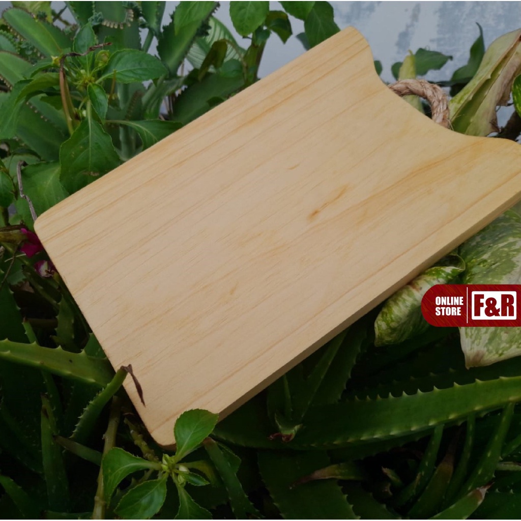 Talenan Kayu Pinus Premium Food Grade Dengan Tambang Hiasan Dinding Perlengkapan Rumah