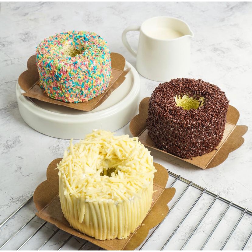 

Gluten Free Mini Pandan Chiffon Cake