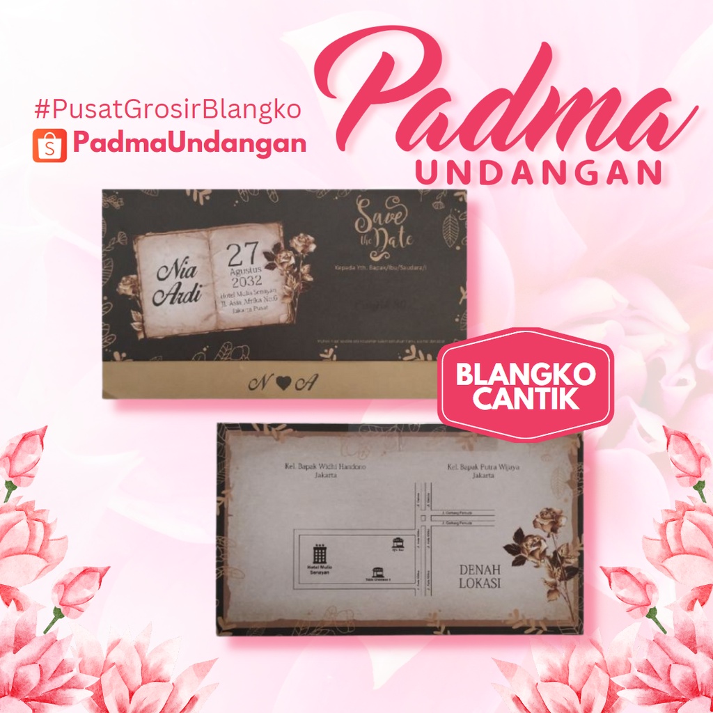 Blangko Undangan Cantik 80 | PadmaUndangan