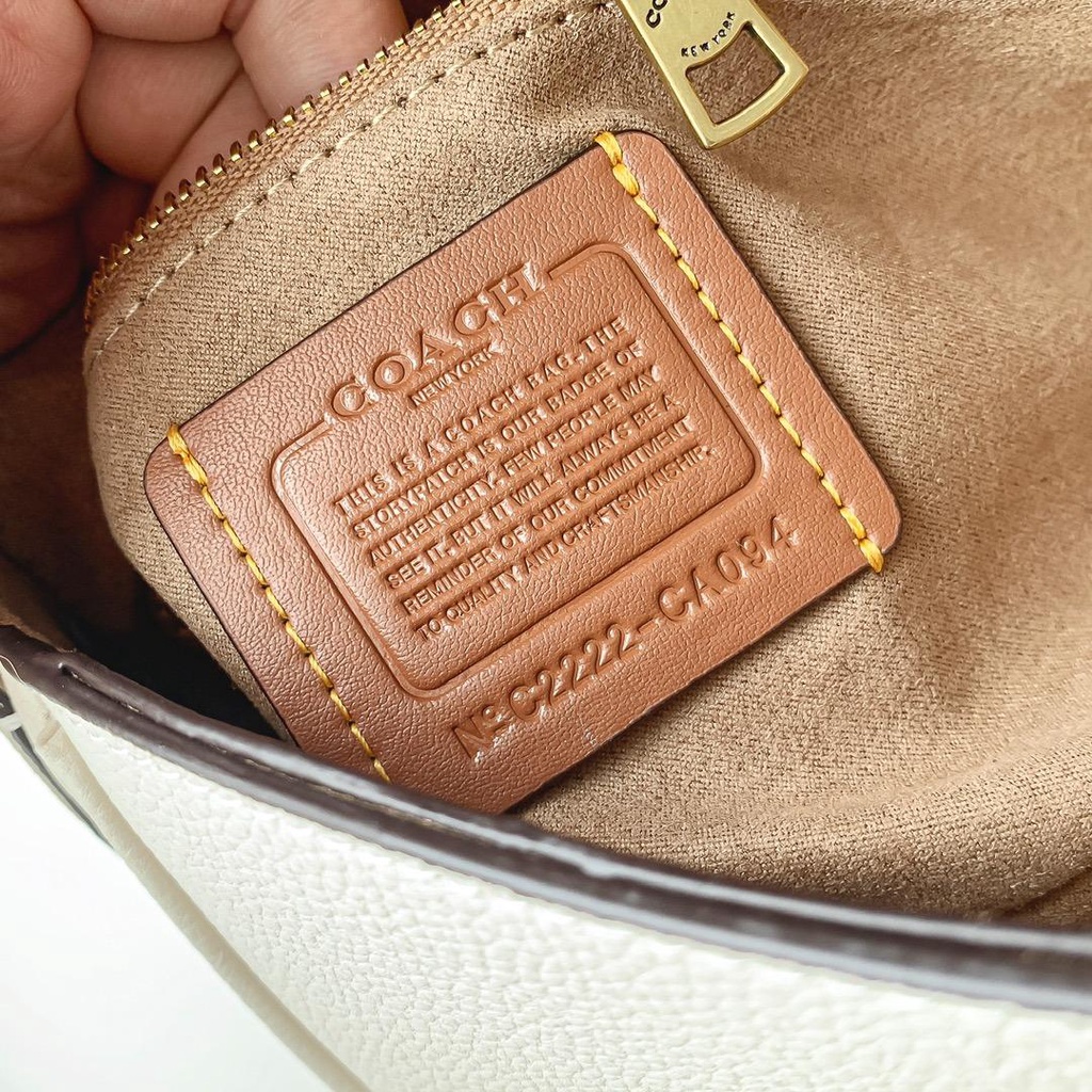 Coach CA093 CA094 CA101 Willow Saddle Bag In Signature Canvas Or Colorblocks Color Shoulder Bag