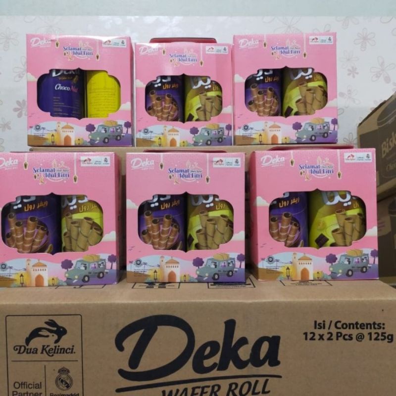 

deka wafer roll - Gift Box Idul Fitri 2023 - 1 Gift box isi 2 kaleng