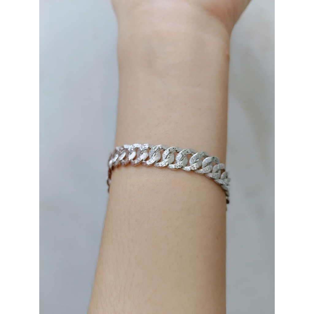 gelang sisik naga mas putih