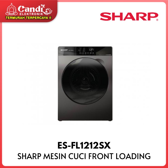 Sharp ES-FL1212SX Mesin Cuci Front Loading 12.5 Kg