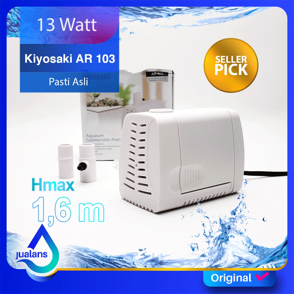 Pompa Celup Aquarium Kiyosaki AR 103 Power Head Aquarium 1800 L/H