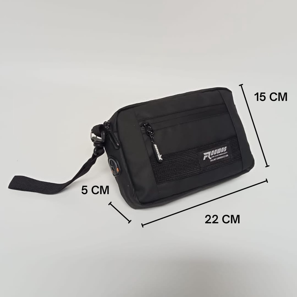 Tas Selempang Sling Bag Handbag Slempang Clucth Bag Waistbag Pria Cowok Distro Anti Air Original Kecil Waterproof Multifungsi R05