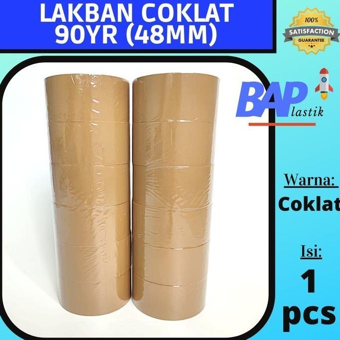 

((((()paling dicari] Lakban Coklat 90yard 48mm / BAGUS / Merk Borneo