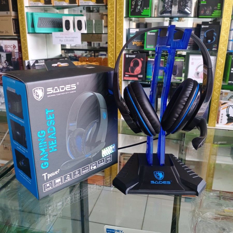 Headset Gaming Sades T-Power Baru