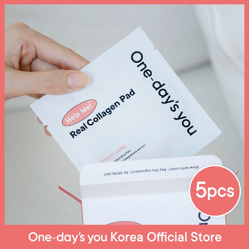 ONE DAY'S YOU Handy Help Me Real Collagen Pad Toner Perawatan Harian Pengencang Kulit Korea (5pcs)
