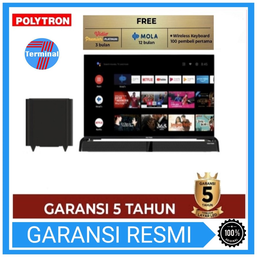 POLYTRON Smart Cinemax TV 43 inch PLD 43BG9058