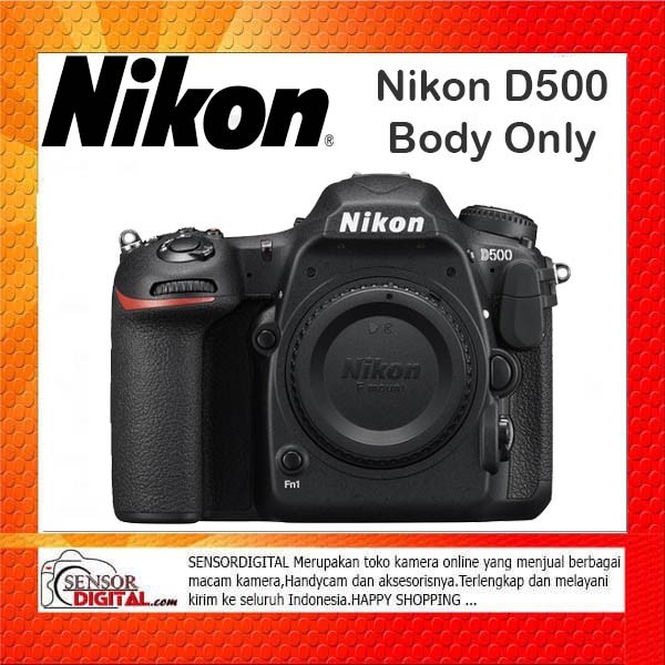 Nikon D500 Body Kamera - Garansi Resmi Nikon