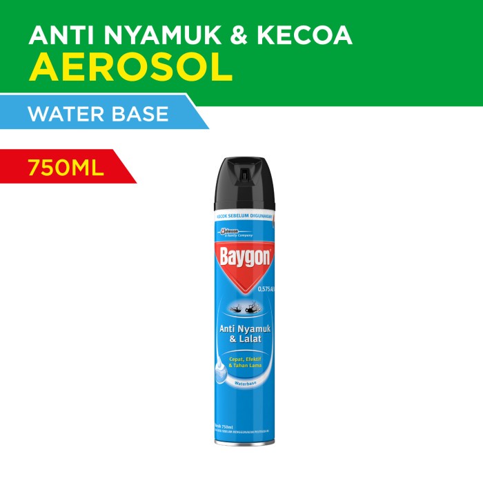 Baygon Aerosol Waterbase 750ml