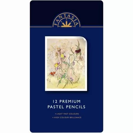 

Terlaris Fantastical Lightfast Pastel Pencils 12 Colors - Fantasia Premium