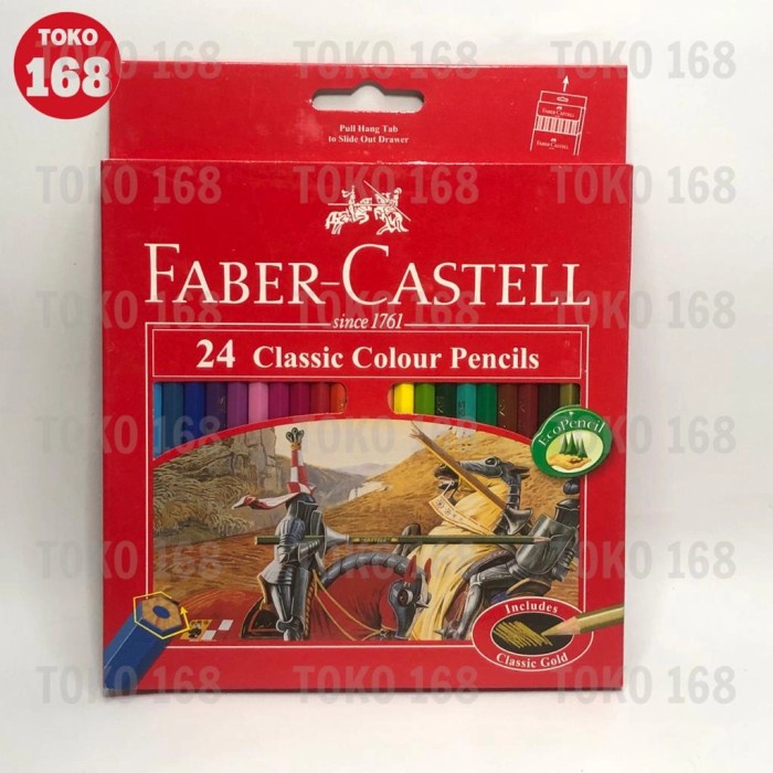 

Terlaris Faber Castell Classic Colour Pencils 24 Colours (Set)
