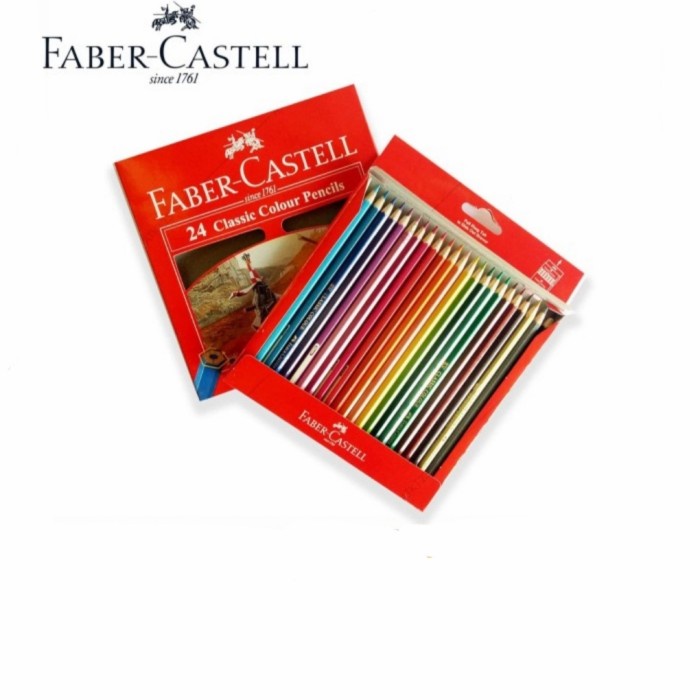 

Terlaris Pensil Warna Faber Castell 24 Warna Panjang
