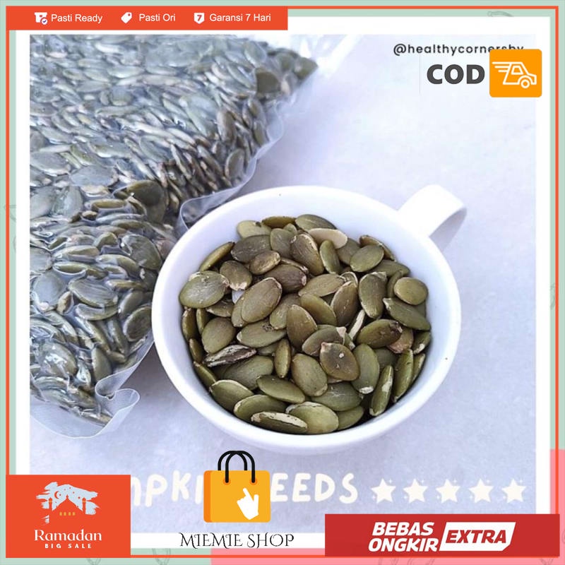 

Pumpkin Seed Seeds / Biji Labu Mentah 500 gr