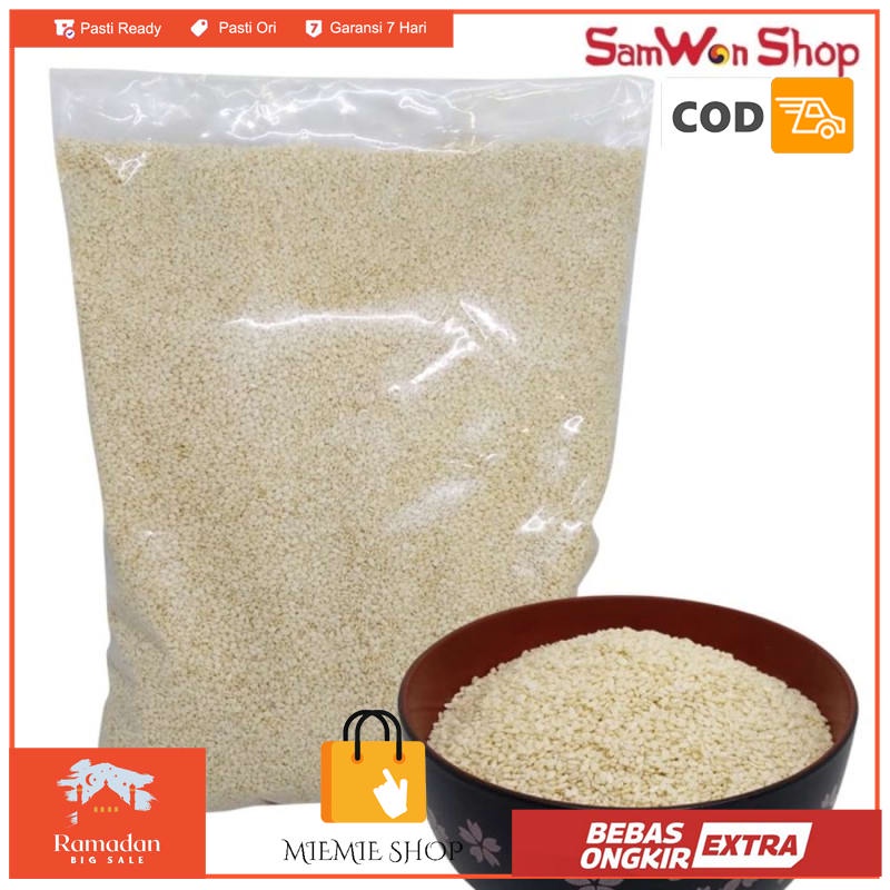 

WHITE SESAME SEED 100gr - BIJI WIJEN PUTIH ORGANIC