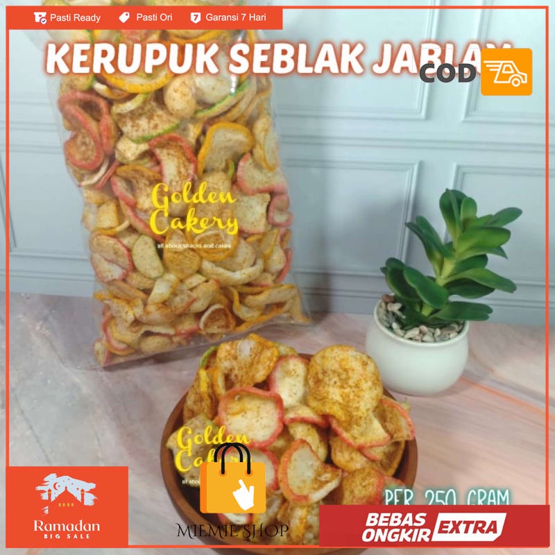 

KERUPUK KRUPUK SEBLAK JABLAY PELANGI PEDAS TERLARIS PER 250GRAM