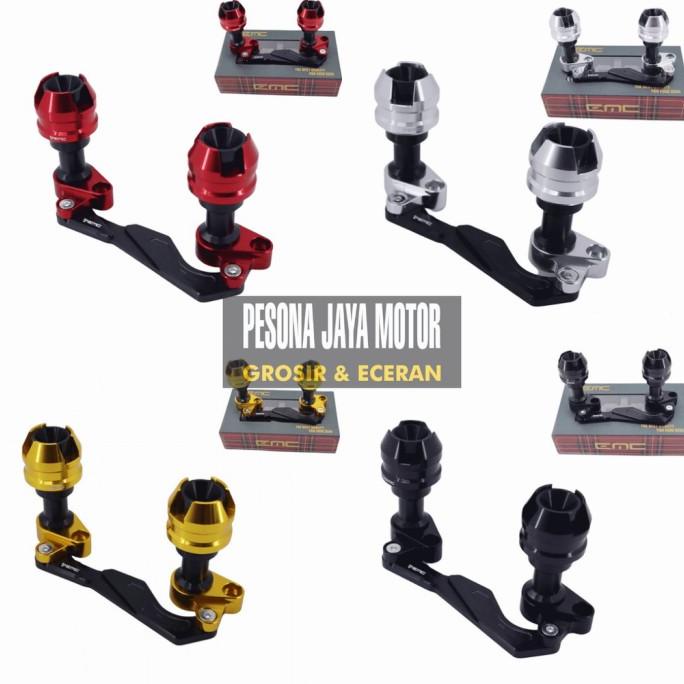 JALU KNALPOT FULL SET EMC FULL CNC PELINDUNG KNALPOT NMAX,NMAX NEW,PCX