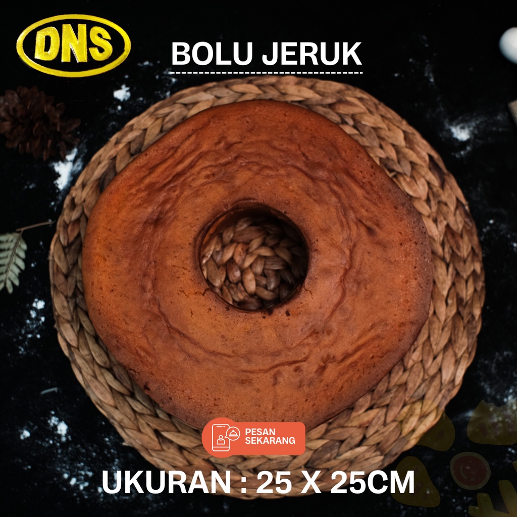 

Bolu Jeruk 25x25cm / Orange Cake PREMIUM / Lembut dan Harum