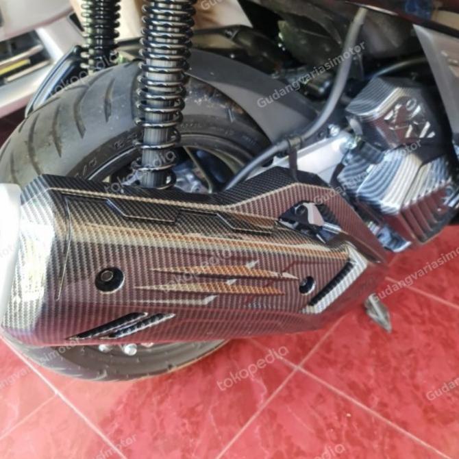 COVER KNALPOT PCX 160 CARBON NEMO