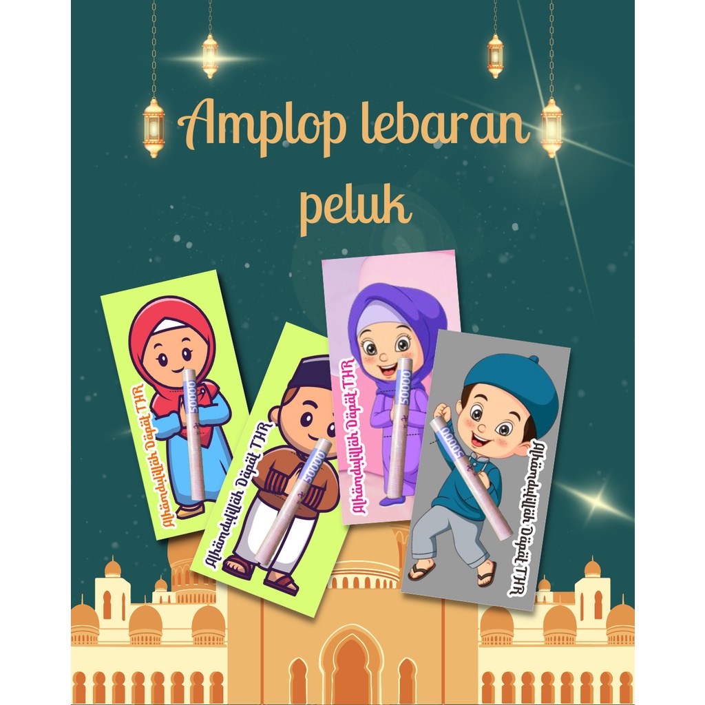 

Amplop Peluk Amplop lebaran 1 pack isi 10 pcs