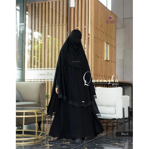 READY Queensha Series Set Gamis Jilbab Khimar Wolfis Baby Yoris Fortaleza Syari Cadar Bandana Afada 