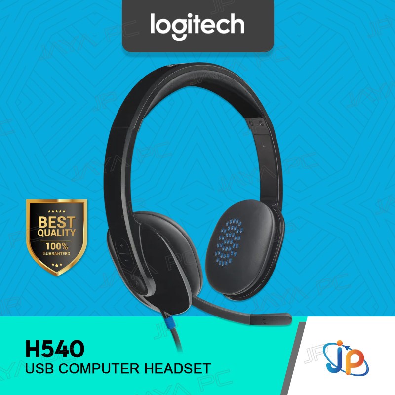 Logitech H540 USB Computer Headset/ Headphone With Microphone
