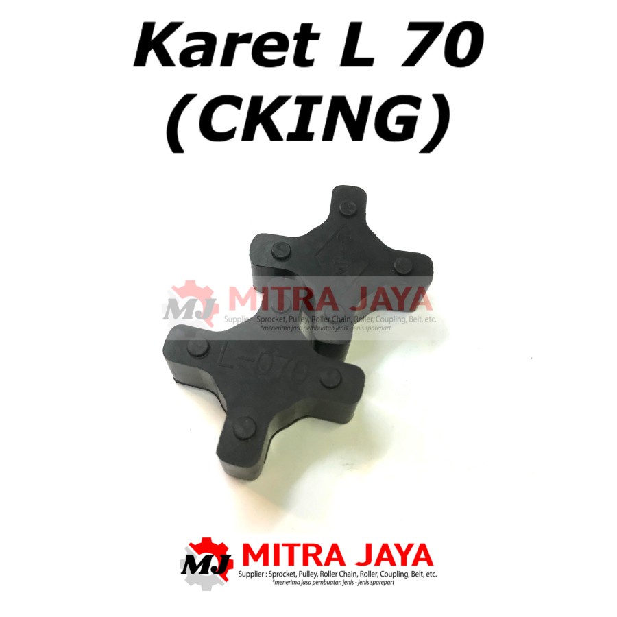 KARET COUPLING L - 070 JAW COUPLING C KING 70 CKING KOPEL C-KING RUBBER