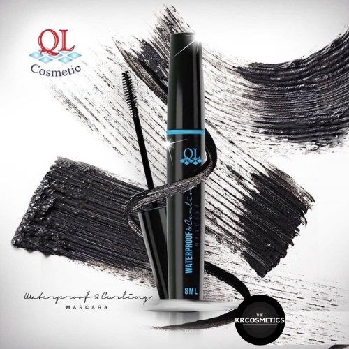 QL cosmetic waterproof black mascara 8ml