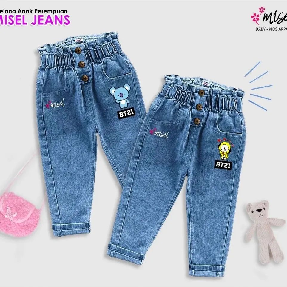 CELANA JEANS BORDIR BT21 MISEL