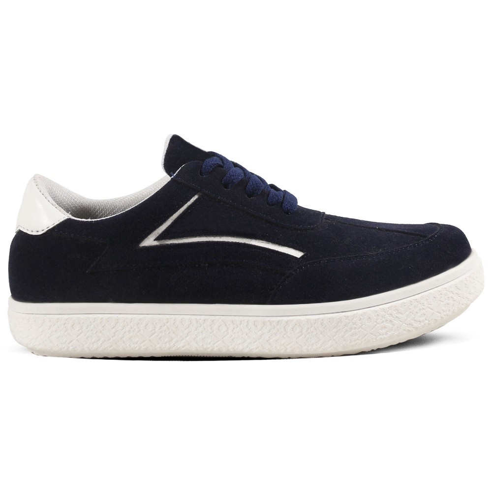 Sepatu Sneakers Wanita V 5634 Brand Varka Sepatu Casual Kets Kuliah Kerja Hangout Warna Navy Putih