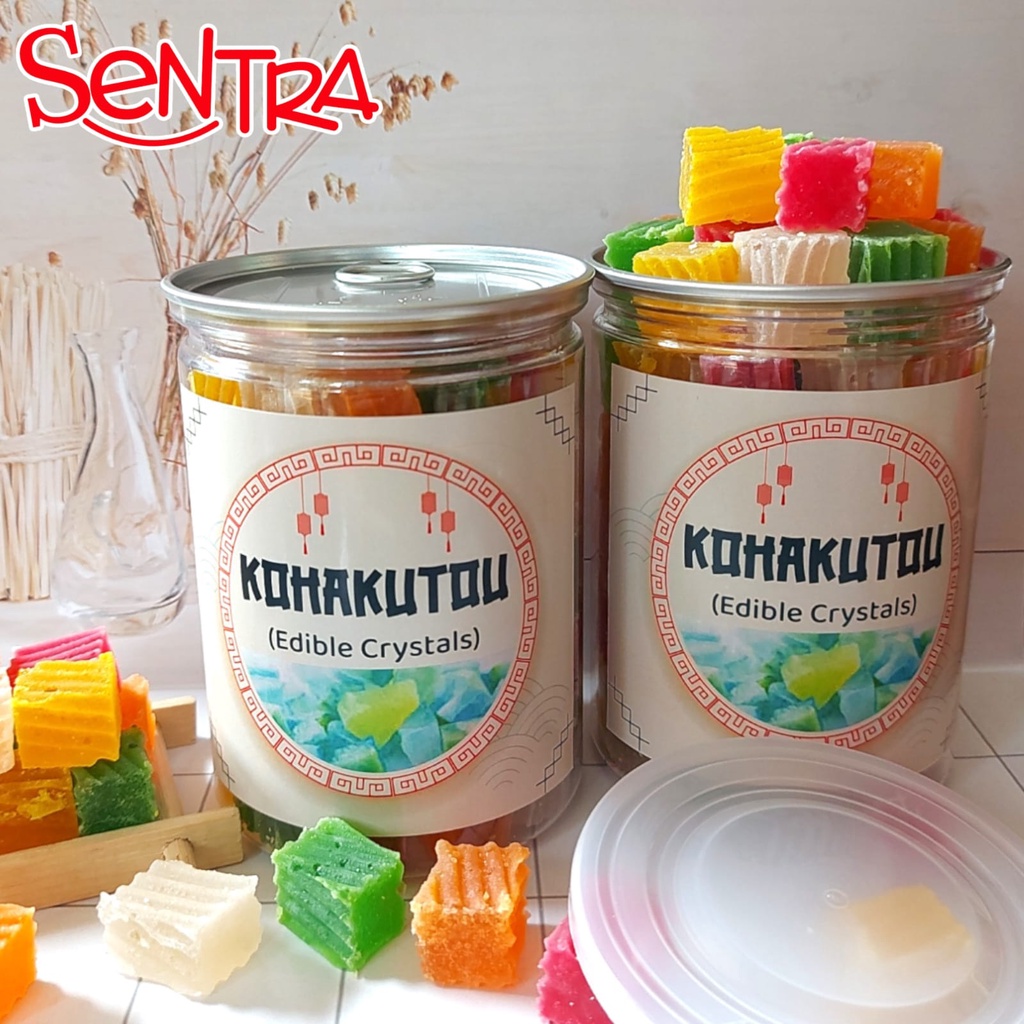 Agar Kering Kohakutou (Edible Crystal) Premium Kemasan PET CAN 430gr