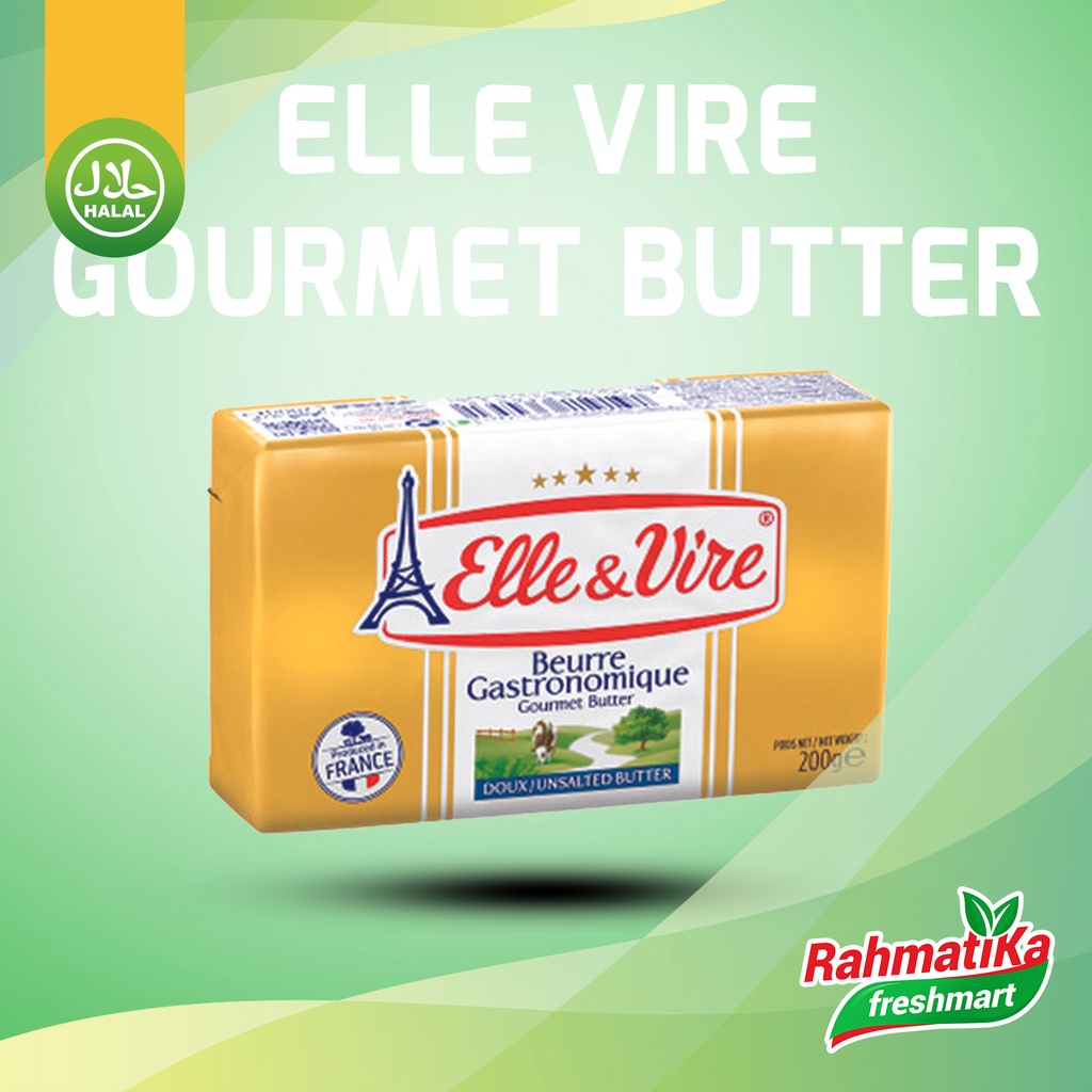 Elle &amp; Vire Doux/Unsalted Butter 200 gr