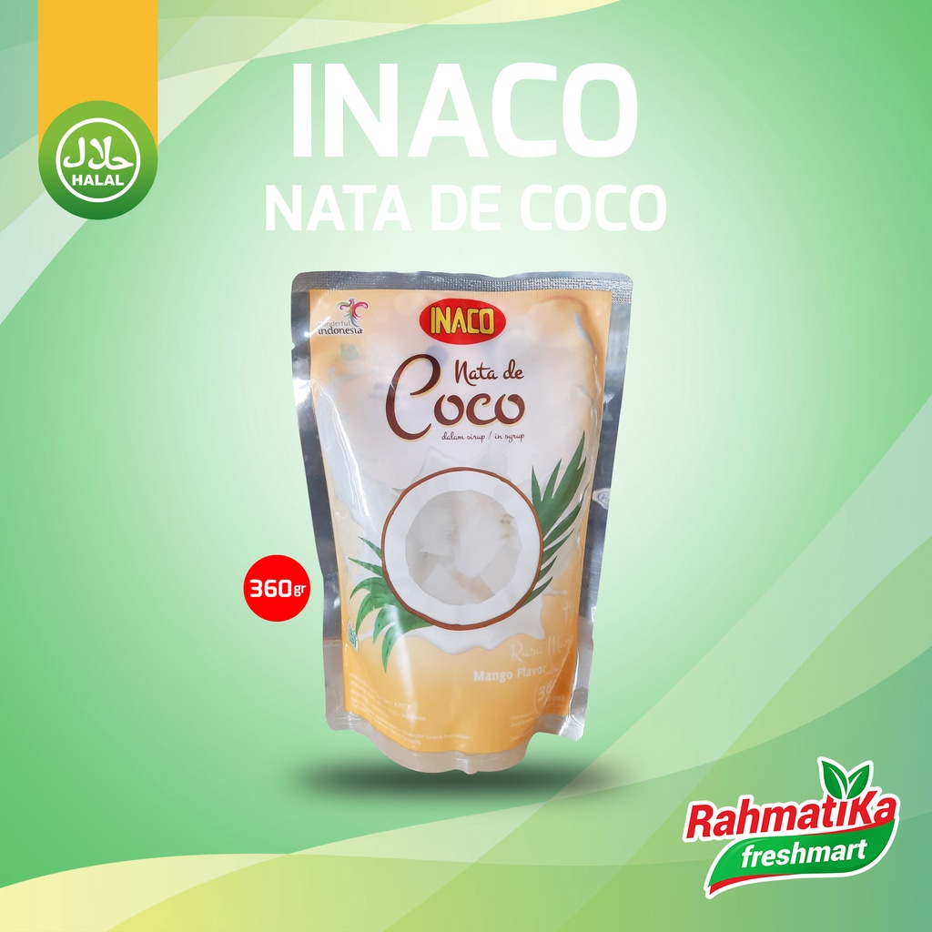 Inaco Nata De Coco Rasa Mangga 360 gram