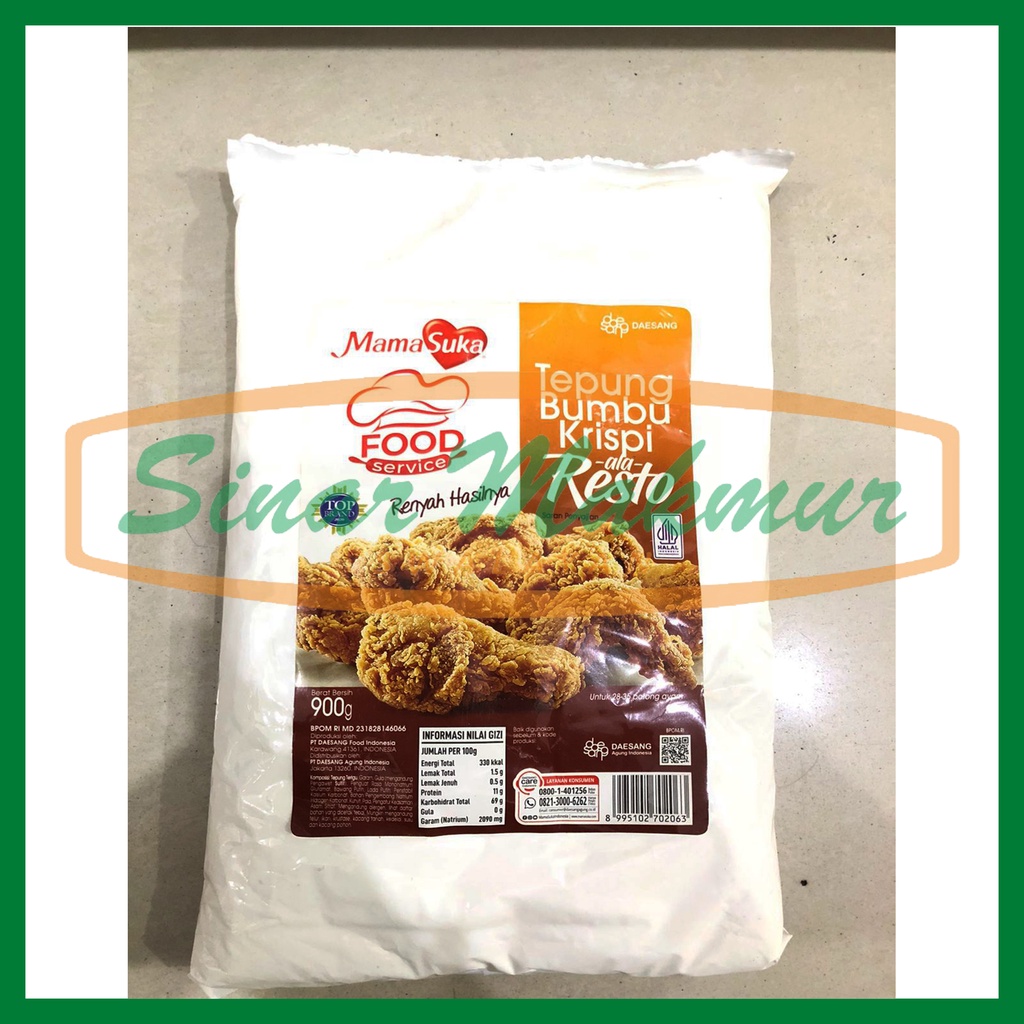 

Mamasuka Tepung Bumbu Ala Resto 900gr