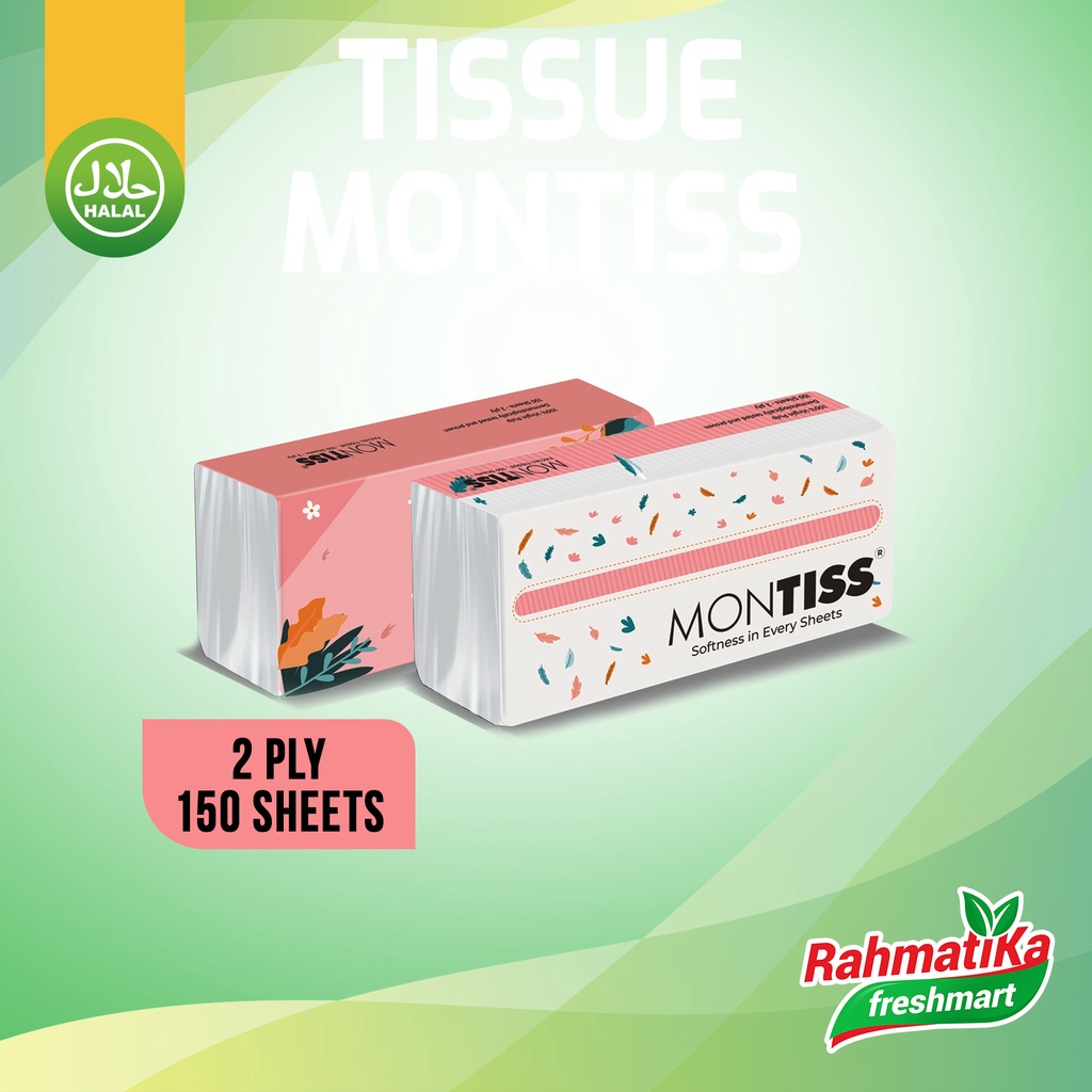 Tissue Montiss / Tisu Montiss 2 Ply 150 Sheets